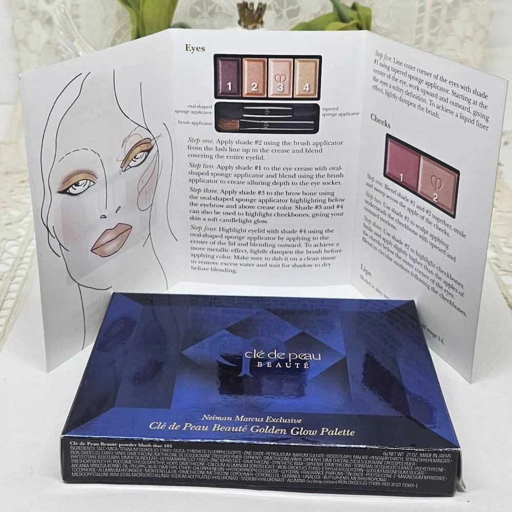 Cle de Peau Golden Glow Eye & Cheek Palette- Limited Edition FIRM!